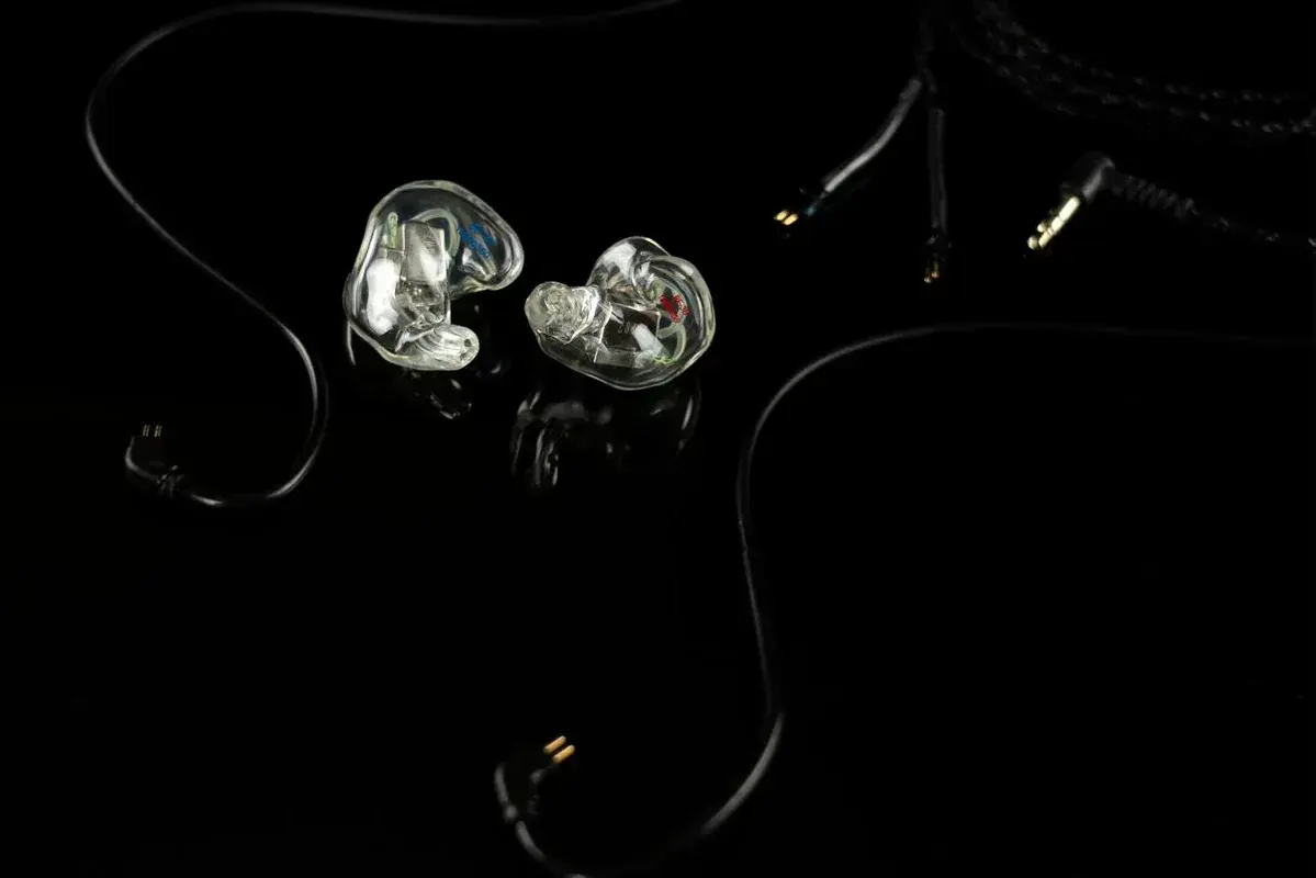 Big Ear custom convertible in-ear monitors, wired and wireless, molded to the ear